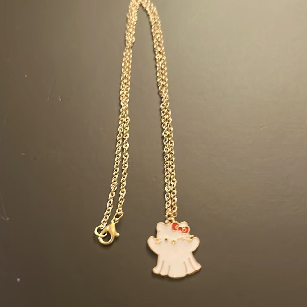 Hello Kitty Ghost Pendant Necklace - Picture 4 of 4
